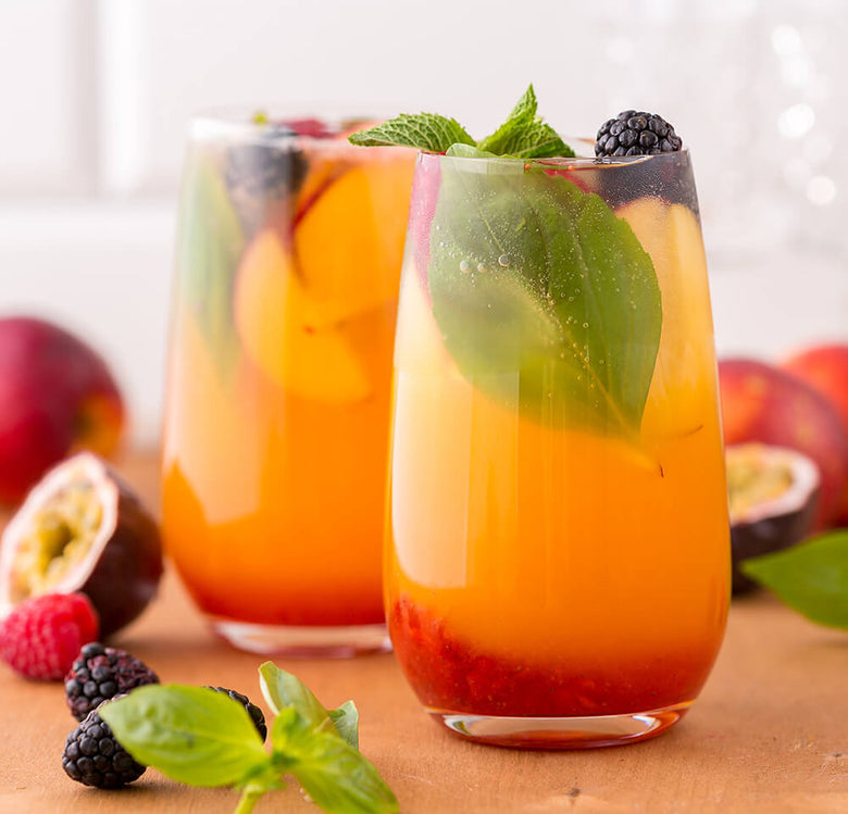 Receita cocktail Sangria de Maçã Verde e Maracujá Louis Bourgon Brut