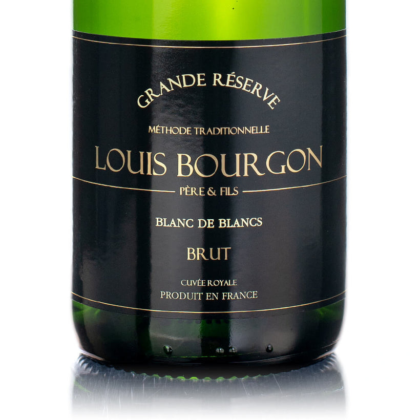 Pack 12 Louis Bourgon Grande Réserve Brut 0,75 L - 6 Blanc de Blancs + 6 Cuvée Rosé